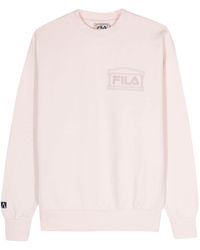 Fila - Logo-print Cotton Sweatshirt - Lyst