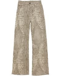 Acne Studios - Pantaloni Con Stampa - Lyst