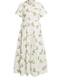 Erdem - Hemdkleid mit kurzen Ärmeln - Lyst