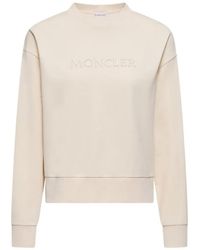Moncler - Sweater Met Geborduurd Logo - Lyst