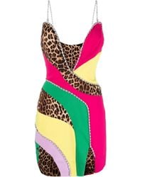 Philipp Plein - Patchwork Mini Dress - Lyst