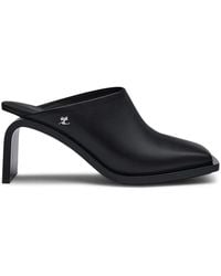 Courreges - Stream 75Mm Leather Mules - Lyst