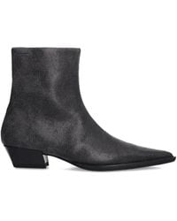 Vagabond Shoemakers - 40Mm Cassie Pointed-Toe Zip Boots - Lyst