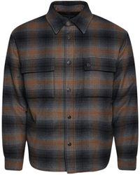 Amiri - Check-pattern Long-sleeve Shirt - Lyst