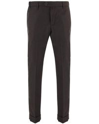 Jacob Cohen - Pressed-Crease Turn-Up Trousers - Lyst
