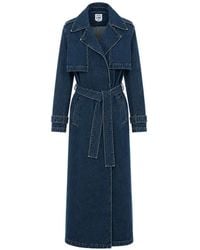 Liu Jo - Gabardina Vaquera Con Cinturón - Lyst