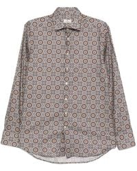 Etro - Patterned Long-Sleeve Shirt - Lyst