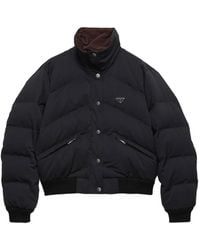 Prada - Logo Down Jacket - Lyst