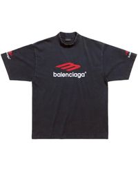 Balenciaga - 3b Sports Icon Cotton T-shirt - Lyst