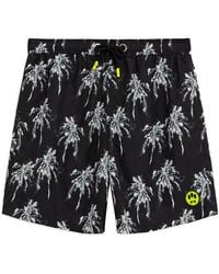 Barrow - Palm-Tree Print Swim Shorts - Lyst