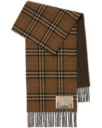 Burberry - Reversible Check Cashmere-Wool Scarf - Lyst