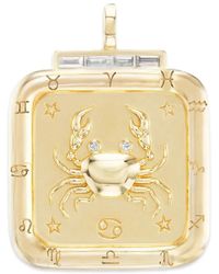 Sorellina - Diamond Cancer Zodiac Pendant - Lyst