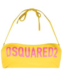 DSquared² - Bikinitop Met Logoprint - Lyst