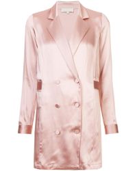 Fleur du Mal Abito Blazer Aderente - Pink