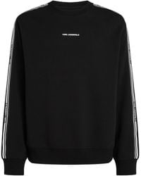 Karl Lagerfeld - Sweatshirt mit Logo-Print - Lyst