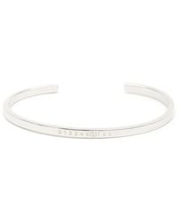 MM6 by Maison Margiela - Numeric-Signature Engraved Bracelet - Lyst