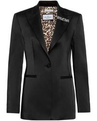 Philipp Plein - Satin-Weave Single-Breasted Blazer - Lyst