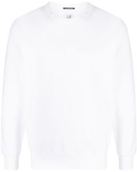 C.P. Company - Metropolis Logo-patch Stretch-cotton Sweatshirt - Lyst