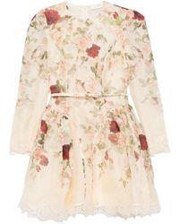 Zimmermann - Short Dresses - Lyst