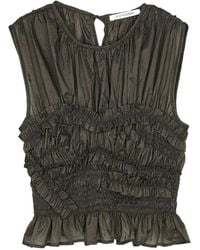 Cecilie Bahnsen - Cbuphi Ruffled Ripstop Top - Lyst
