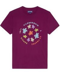 Vilebrequin - Cotton T-Shirt Tortues Multicolores - Lyst