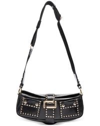 Lancel - Multipocket Studded Leather Shoulder Bag - Lyst