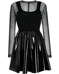 RED Valentino - Kleid Mit Glanz - Lyst