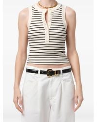 Citizens of Humanity - Caralyn Striped Ribbed Tank Top - Lyst