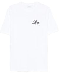 Les Deux - Ld Logo-Embroidered T-Shirt - Lyst