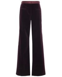 FEDERICA TOSI - Pantalones de terciopelo con bolsillos - Lyst