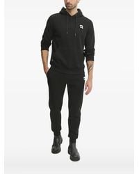 KARL LAGERFELD - Logo-Patch Hoodie - Lyst