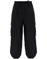 Y-3 - Elasticated-Wais Cargo Trousers - Lyst