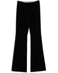 Max Mara - Side-Stripe Velvet Trousers - Lyst