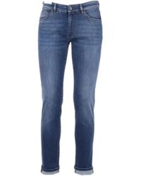 PT Torino - Cotton-Blend Jeans - Lyst