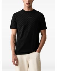 KARL LAGERFELD - Monogram-Print Logo-Print T-Shirt - Lyst