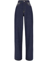 Amiri - Jean Droit À Motif Monogrammé - Lyst