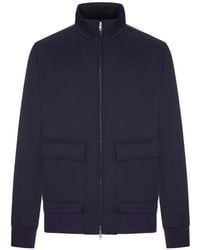 Herno - High-Neck Zip-Up Jacket - Lyst