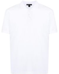 James Perse - Luxe Lotus Jersey Polo Shirt - Lyst