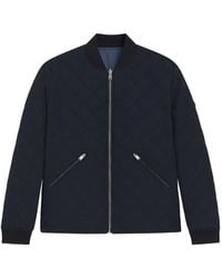 BOSS - Quilted Zip Jacket - Lyst
