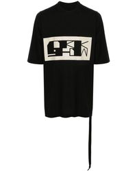 Rick Owens - T-shirt Jumbo con stampa - Lyst