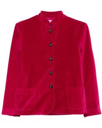 ROSSO35 - Velvet Patch-Pocket Jacket - Lyst