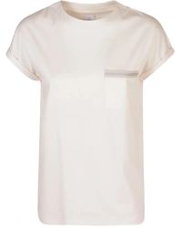Eleventy - Pocket-Detail Short-Sleeve T-Shirt - Lyst