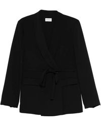 P.A.R.O.S.H. - Tie-Detail Blazer - Lyst