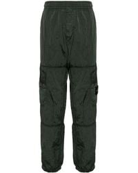 Stone Island - Compass-badge Crinkled Track Pants - Lyst