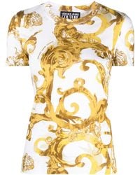 Versace - T-shirt Couture en coton - Lyst