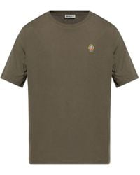 Bally - Crest-embroidered T-shirt - Lyst
