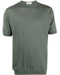 John Smedley - T-Shirt mit rundem Ausschnitt - Lyst