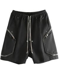 Rick Owens - Blixa Bela Shorts With Zip Pocket - Lyst