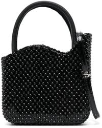 Le Silla - Mini Gilda Rhinestone-Embellished Bag - Lyst