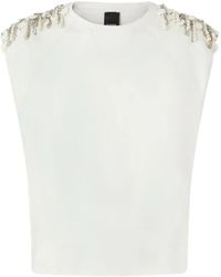 Pinko - デコラティブショルダーtシャツ - Lyst
